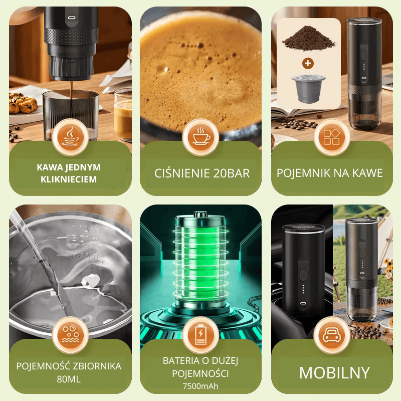 Przenośny ekspres do kawy